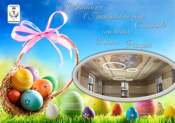 Uova di pasqua, auguri del Sindaco e dell'amministrazione comunale