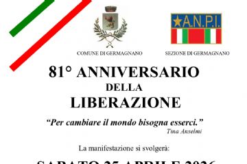 25 Aprile 2026 - 81° Anniversario della Liberazione
