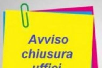 Chiusura uffici comunali